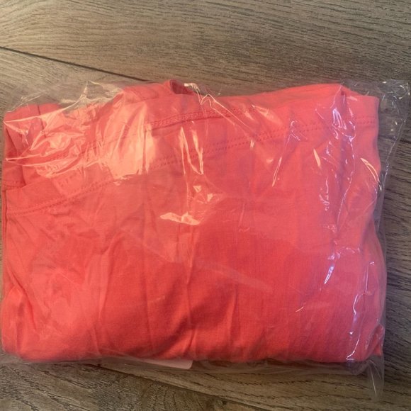 NWT LANDS' END WOMEN'S LONG SLEEVE BUTTON CUFF TUNIC RICH ZINNIA PXS - Picture 10 of 10